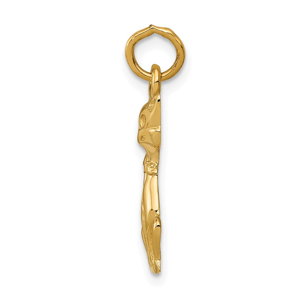 Million Charms 14K Yellow Gold Themed Tom Cat Charm