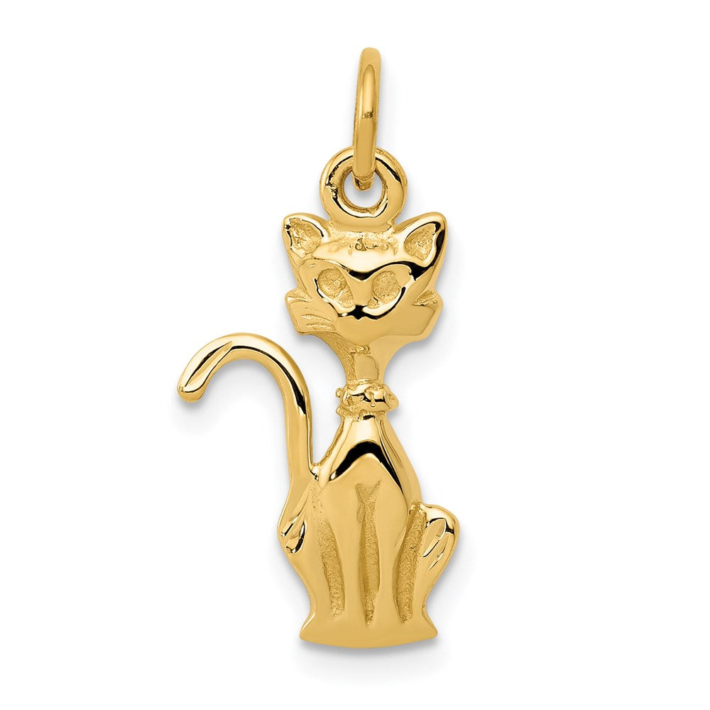 Million Charms 14K Yellow Gold Themed Tom Cat Charm