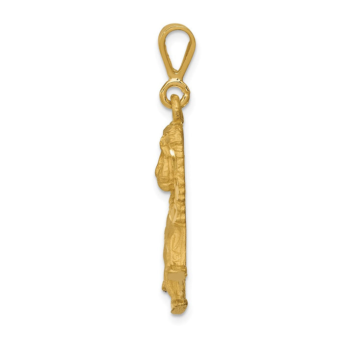 Million Charms 14K Yellow Gold Themed Lion Charm