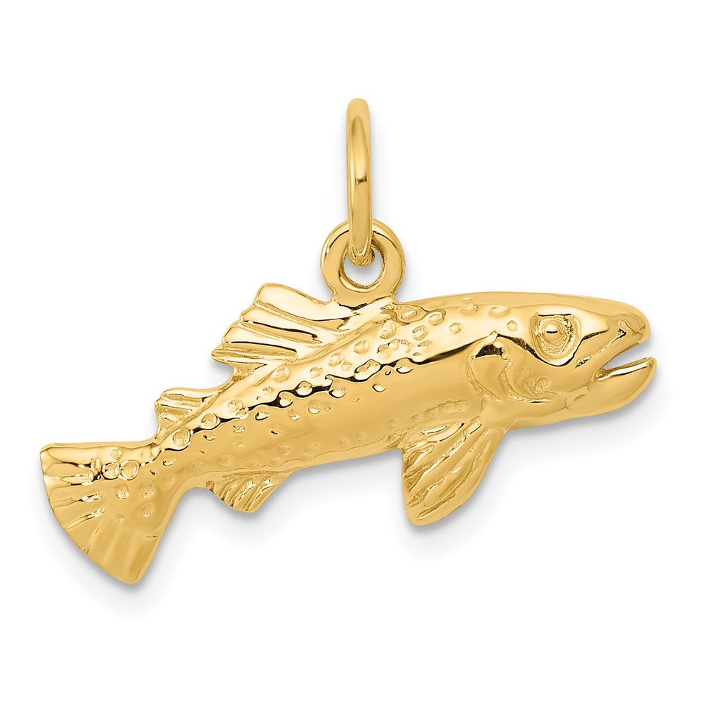 Million Charms 14K Yellow Gold Themed Fish Charm