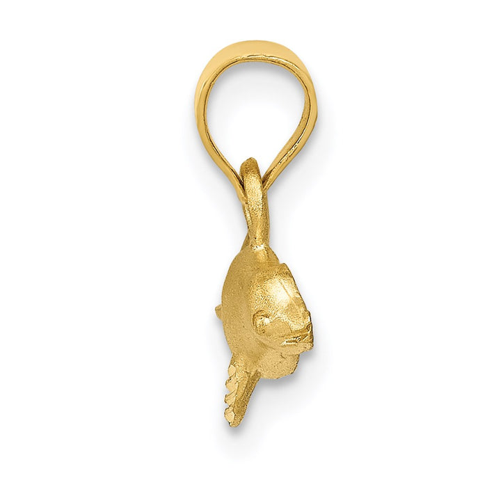 Million Charms 14K Yellow Gold Themed Seal Charm