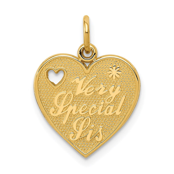 Million Charms 14K Yellow Gold Themed Very Special Sister Charm