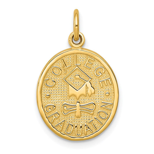 Million Charms 14K Yellow Gold Themed College Graduation Charm