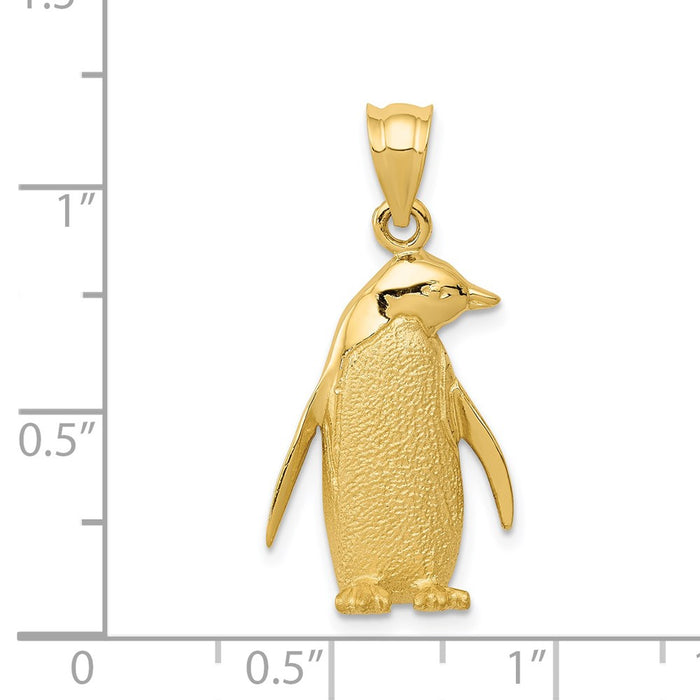 Million Charms 14K Yellow Gold Themed Penguin Charm