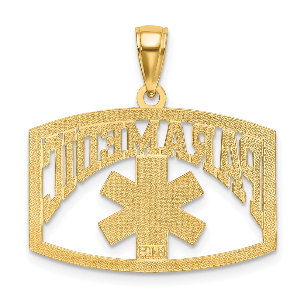 Million Charms 14K Yellow Gold Themed Paramedic Charm
