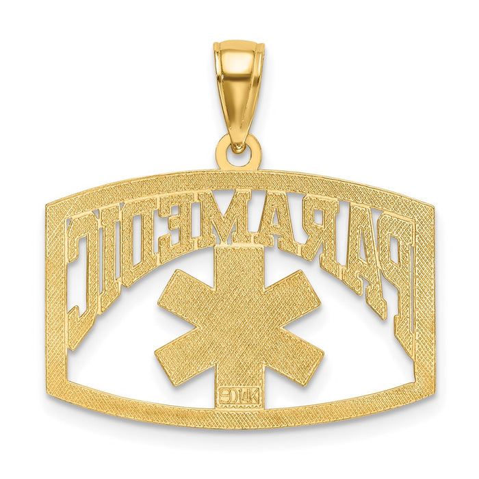 Million Charms 14K Yellow Gold Themed Paramedic Charm