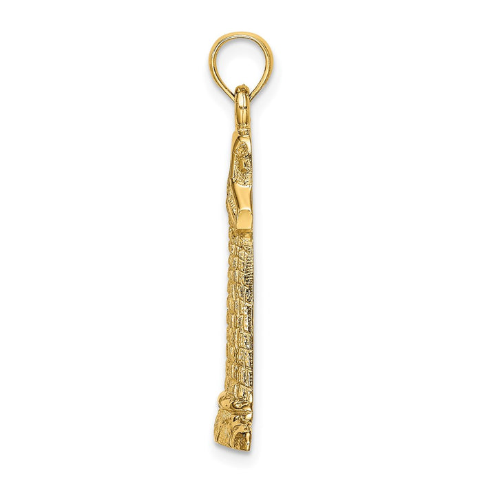 Million Charms 14K Yellow Gold Themed Lighthouse Charm