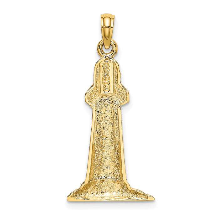 Million Charms 14K Yellow Gold Themed Lighthouse Charm