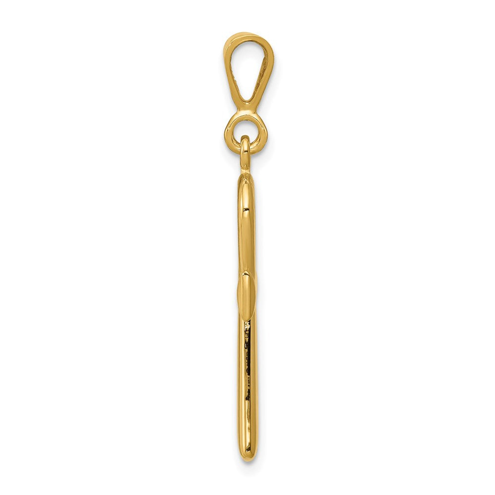 Million Charms 14K Yellow Gold Themed Egyptian Ankh Relgious Cross Pendant