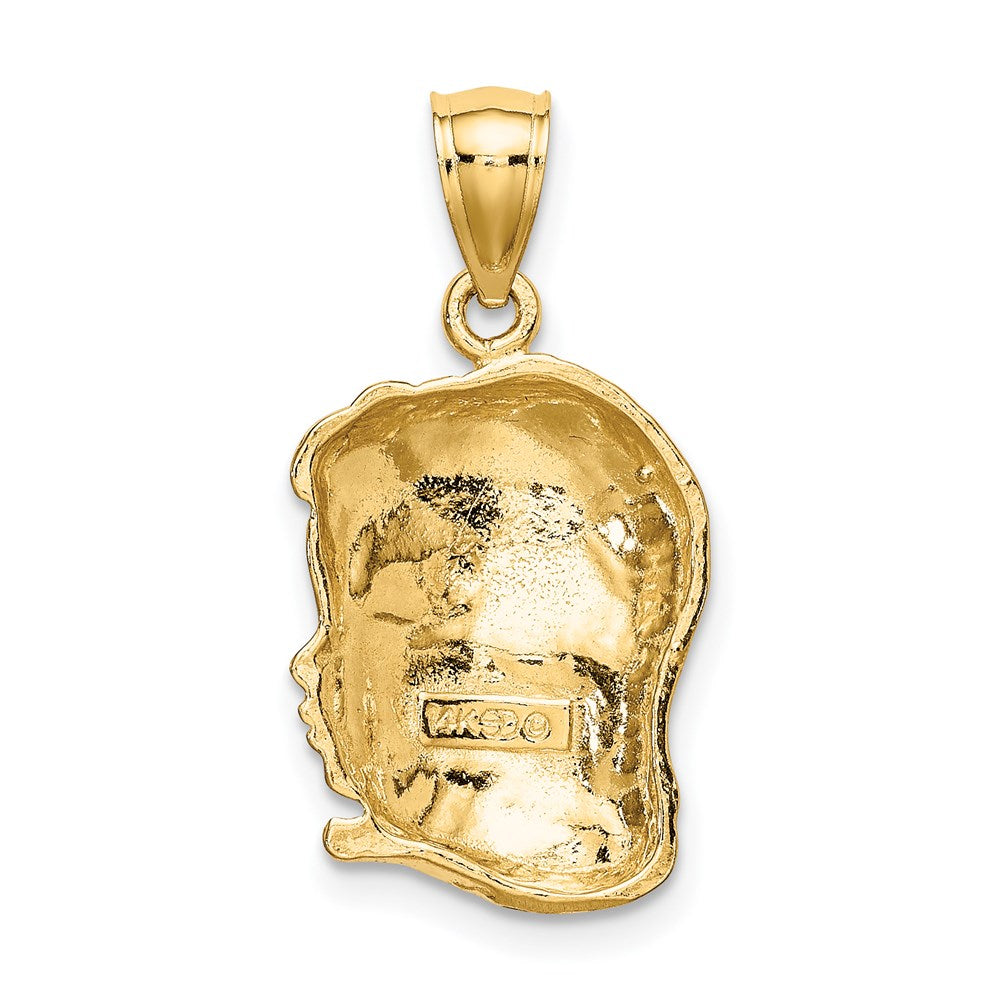 Million Charms 14K Yellow Gold Themed Girl Head Charm