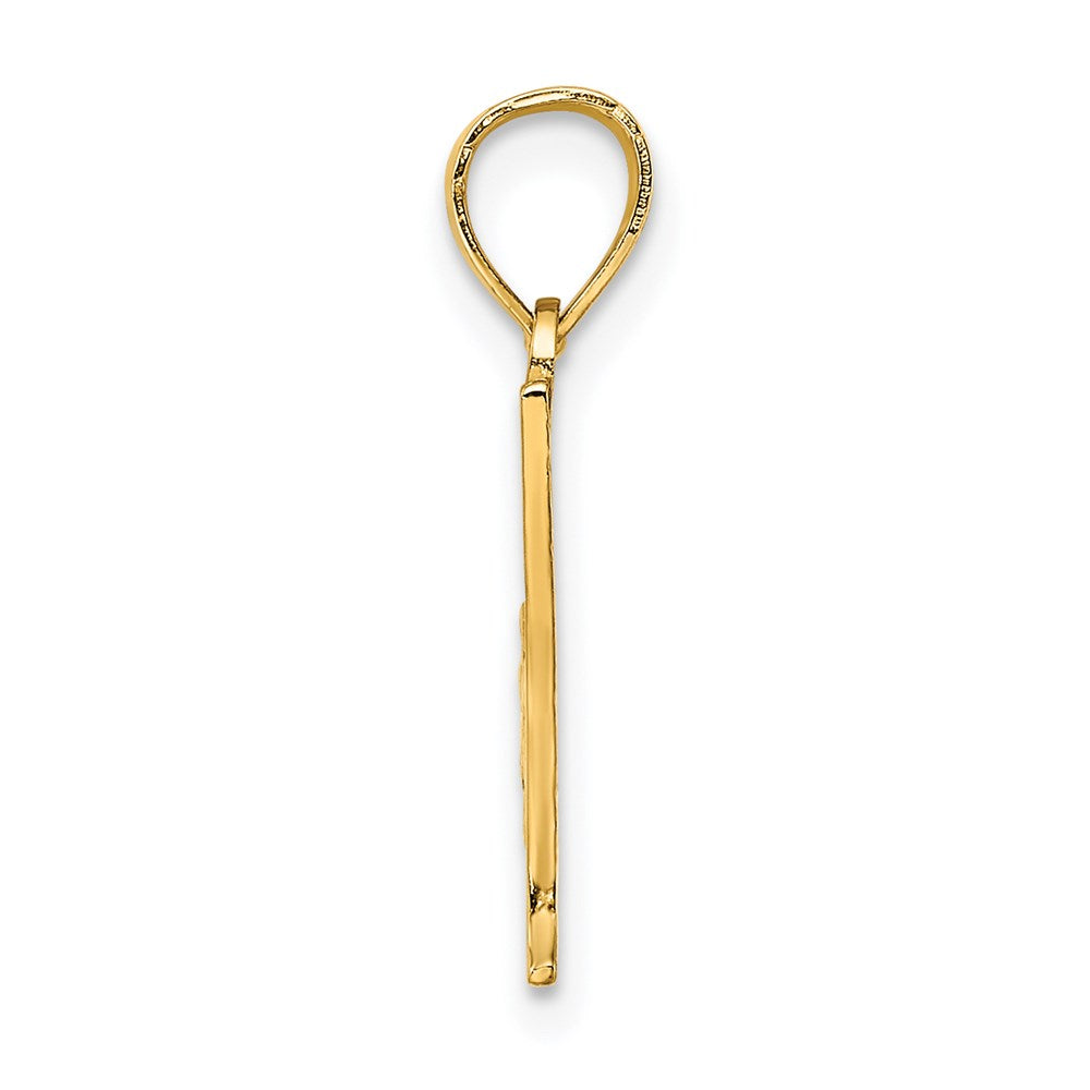 Million Charms 14K Yellow Gold Themed #1 Charm