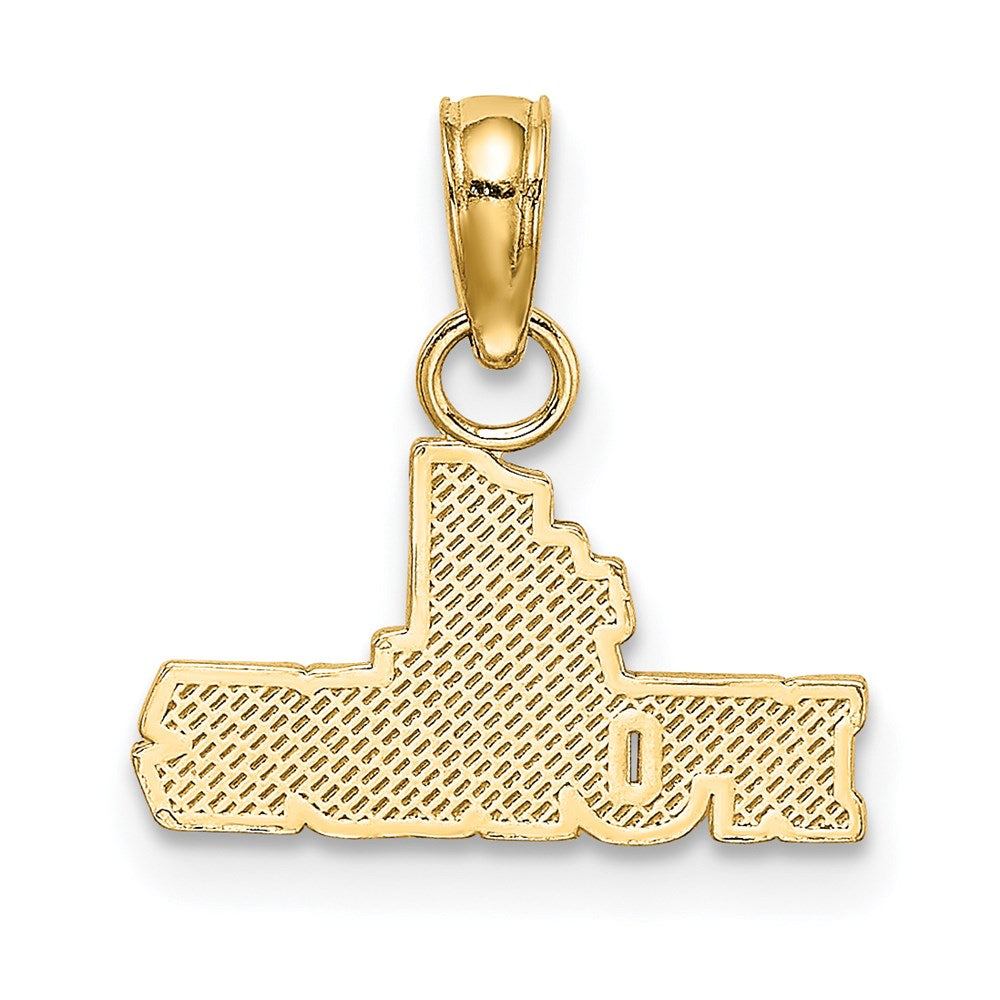 Million Charms 14K Yellow Gold Themed #1 Nurse Charm