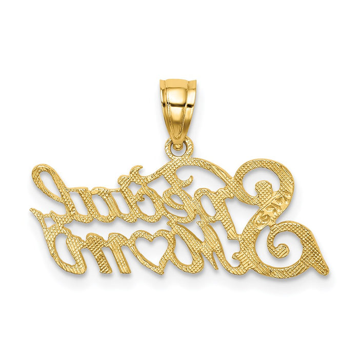 Million Charms 14K Yellow Gold Themed Special Mom Charm