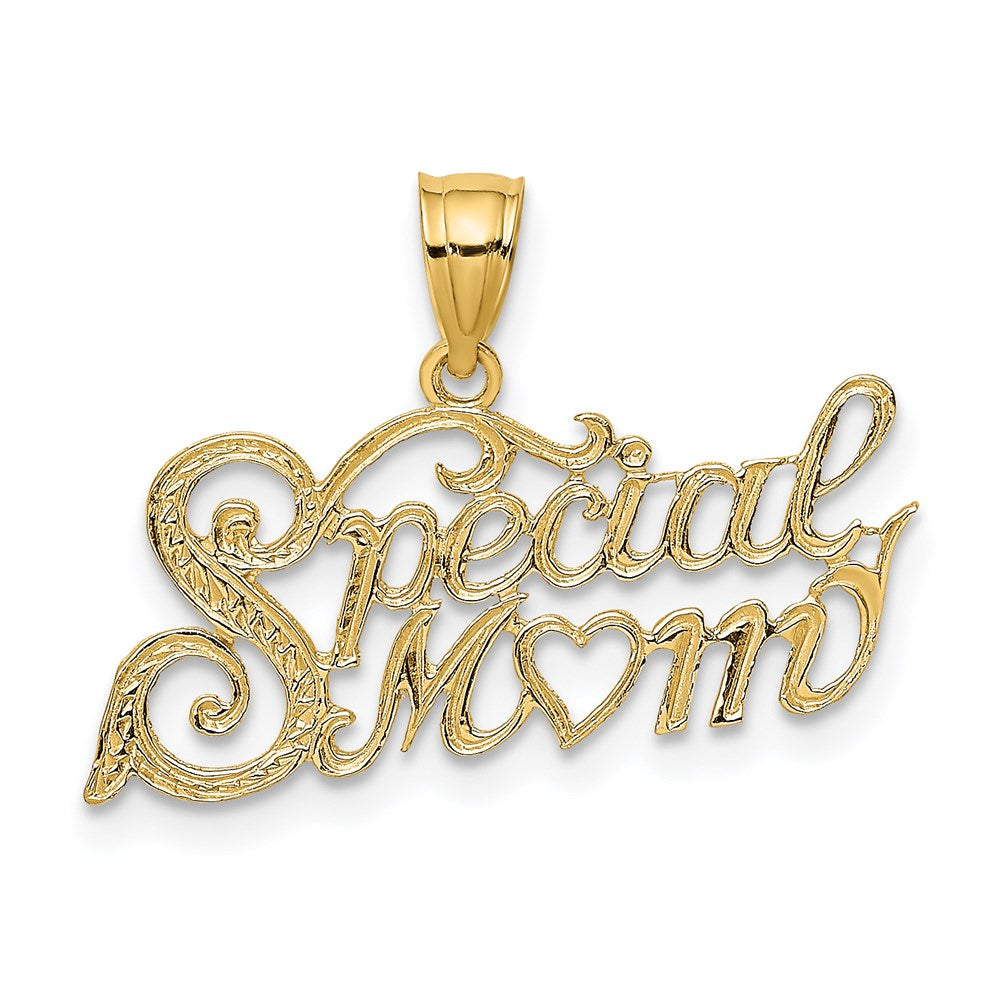 Million Charms 14K Yellow Gold Themed Special Mom Charm