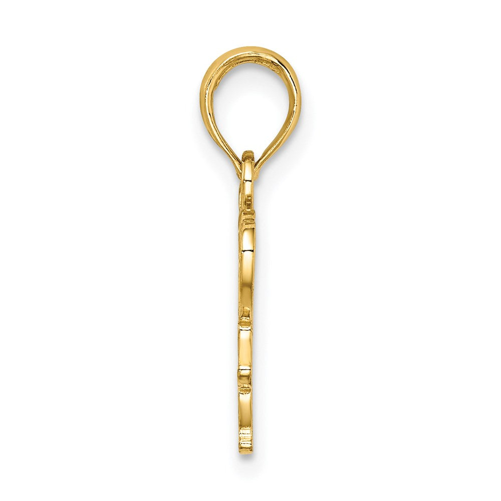Million Charms 14K Yellow Gold Themed We Heart You Mom Charm