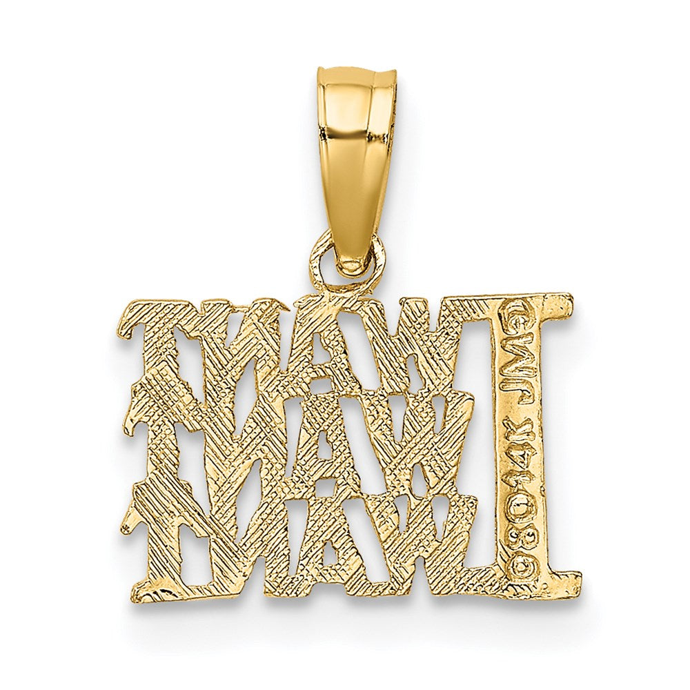 Million Charms 14K Yellow Gold Themed I Want, Want, Want Charm