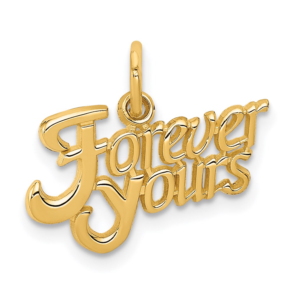 Million Charms 14K Yellow Gold Themed Forever Yours Charm