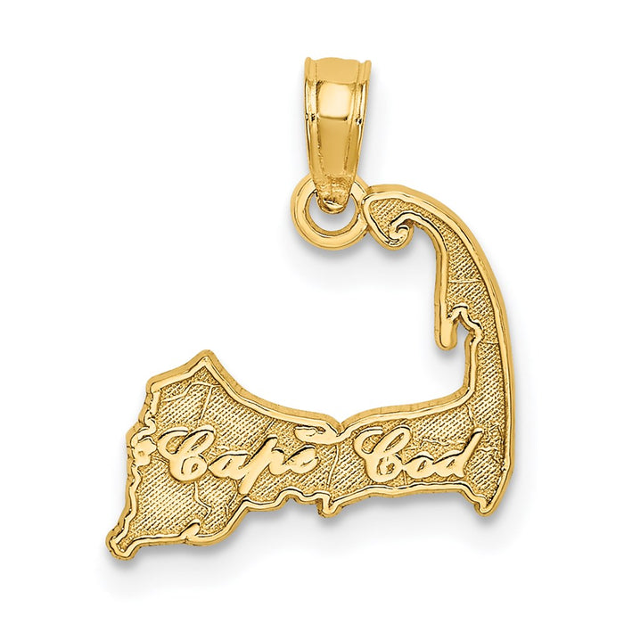 Million Charms 14K Yellow Gold Themed Cape Cod Charm