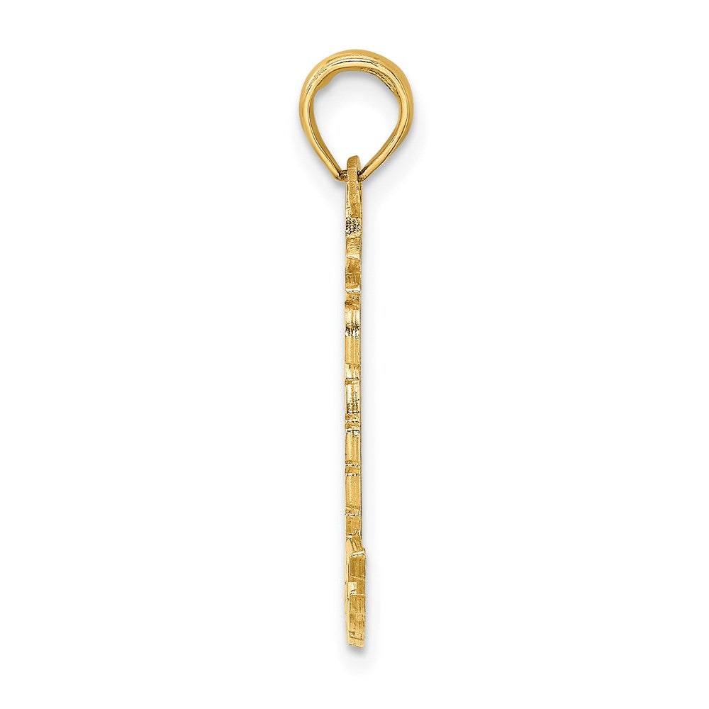 Million Charms 14K Yellow Gold Themed Jamaica Pineapple Charm