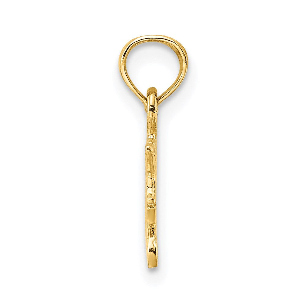 Million Charms 14K Yellow Gold Themed I Love My Cats Charm