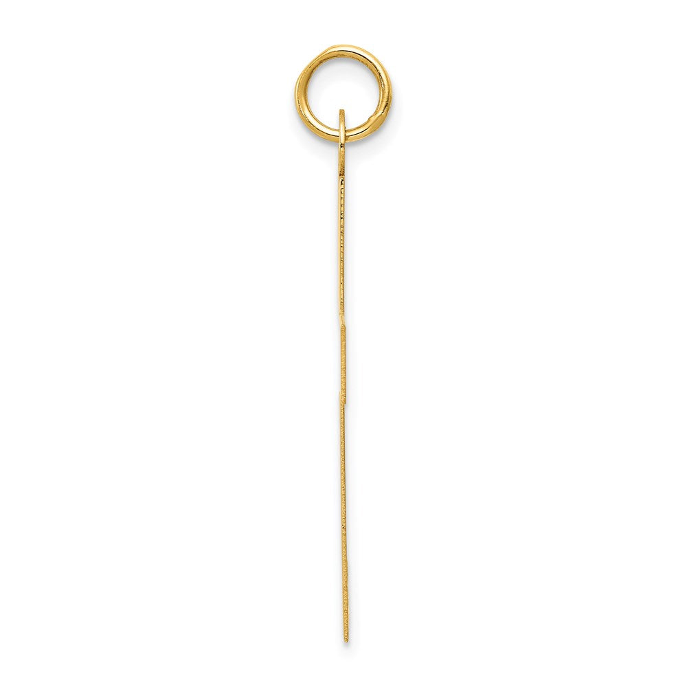Million Charms 14K Yellow Gold Themed Polished Relgious Cross Charm