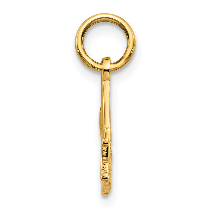 Million Charms 14K Yellow Gold Themed #1 Mom Charm