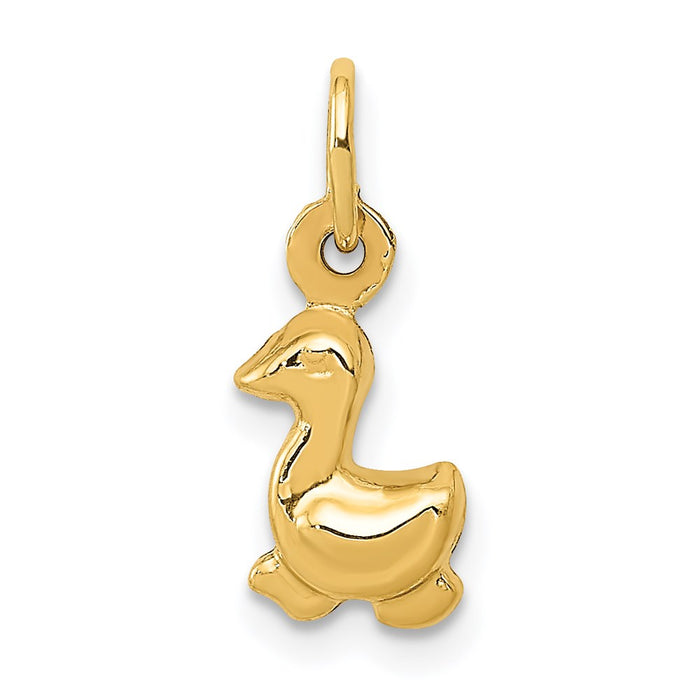 Million Charms 14K Yellow Gold Themed Duck Charm