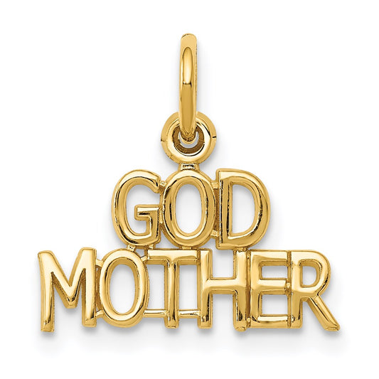 Million Charms 14K Yellow Gold Themed Godmother Charm