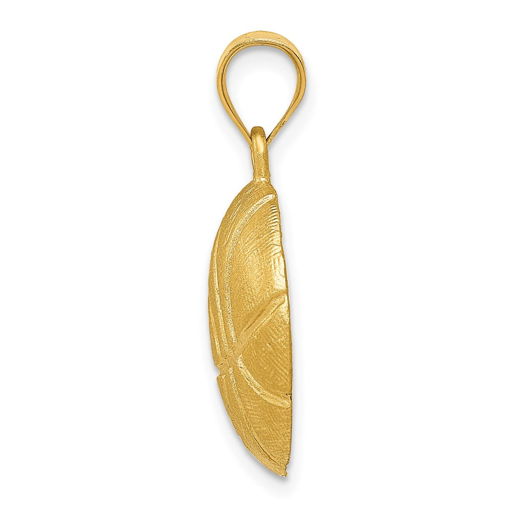Million Charms 14K Yellow Gold Themed Sports Basketball Charm