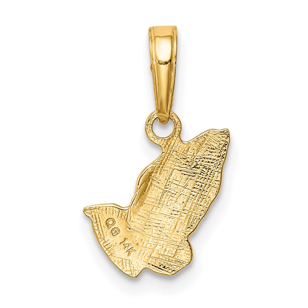 Million Charms 14K Yellow Gold Themed Praying Hands Pendant