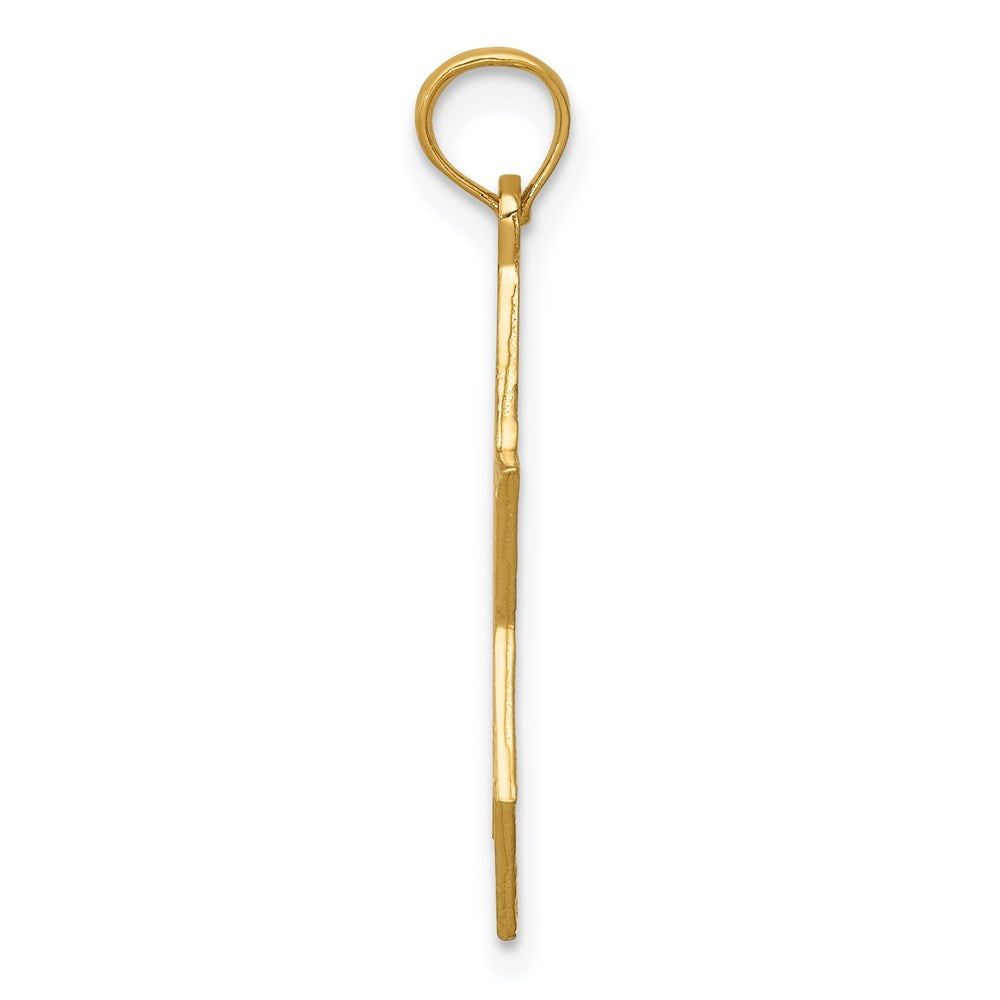 Million Charms 14K Yellow Gold Themed Religious Jewish Star Of David Pendant
