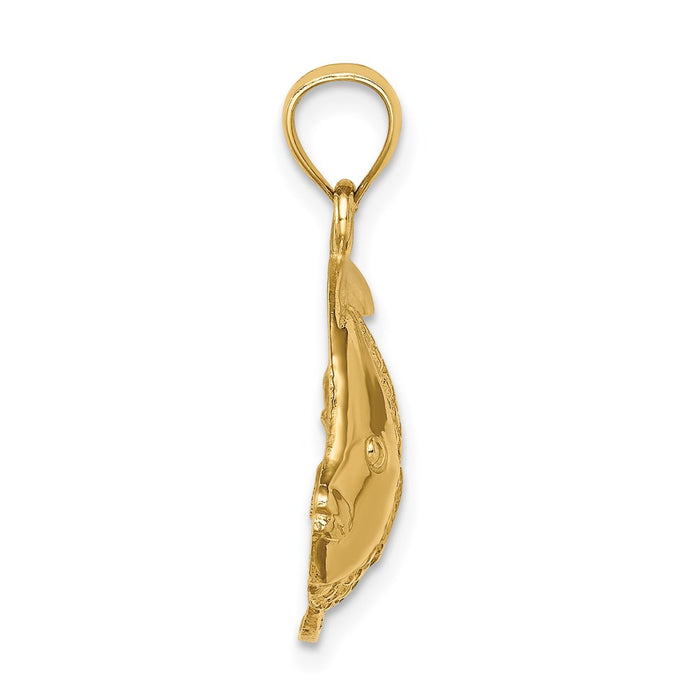 Million Charms 14K Yellow Gold Themed Fish Pendant