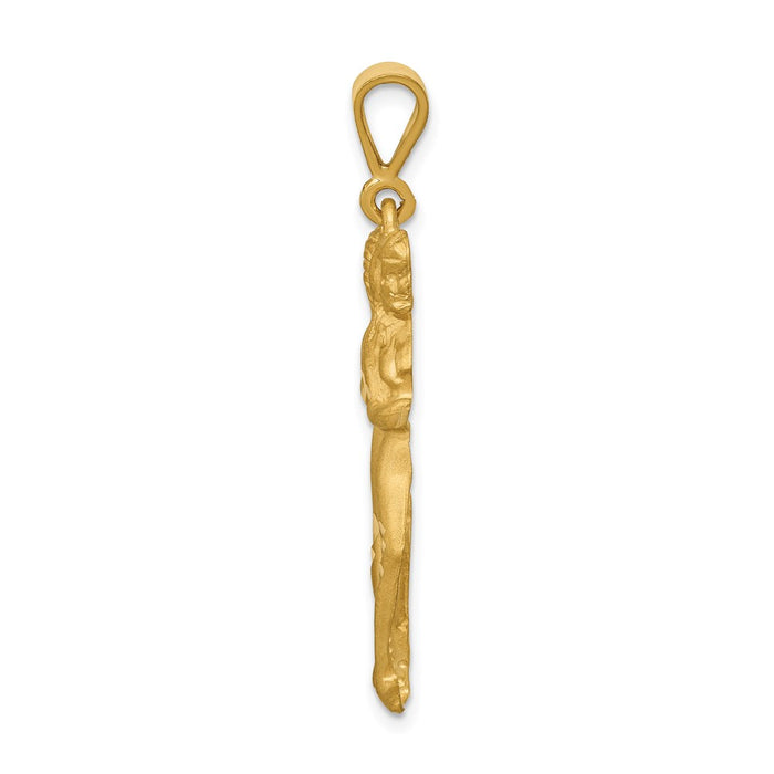 Million Charms 14K Yellow Gold Themed Gemini Zodiac Charm