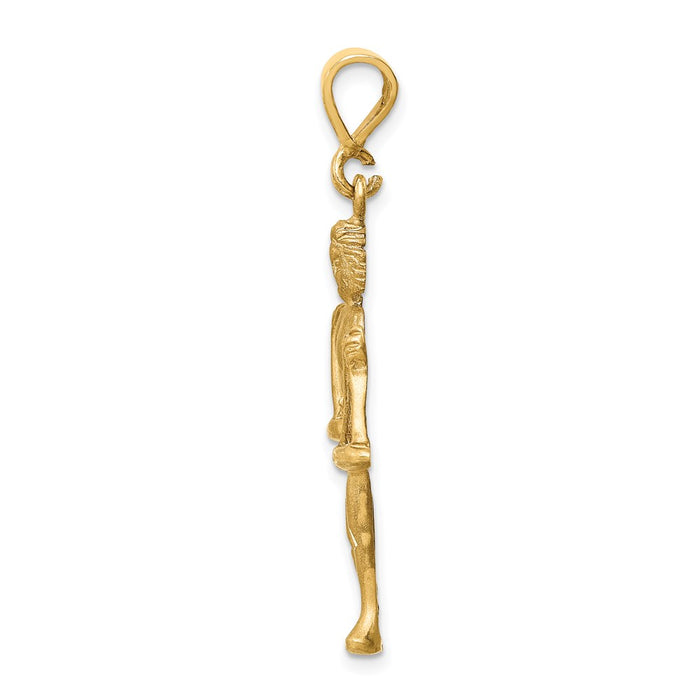 Million Charms 14K Yellow Gold Themed Libra Zodiac Charm