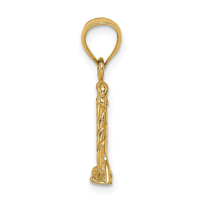 Million Charms 14K Yellow Gold Themed Lighthouse Pendant