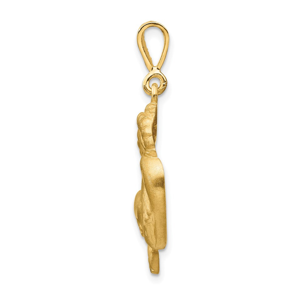 Million Charms 14K Yellow Gold Themed Capricorn Zodiac Charm