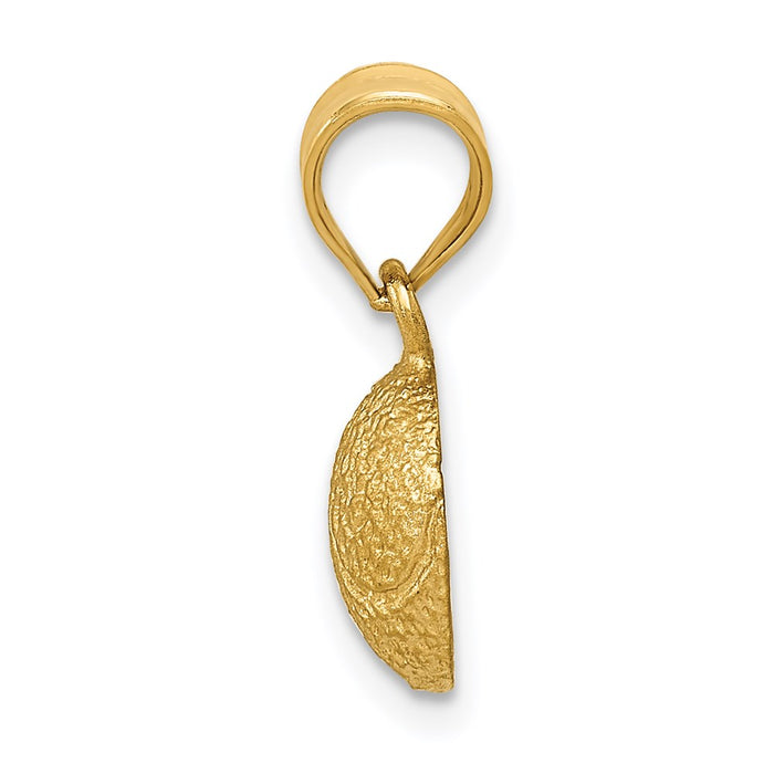 Million Charms 14K Yellow Gold Themed Sports Tennis Ball Pendant