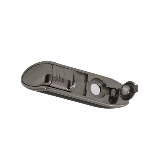 Occasion Gallery Black Color Torch Lighter with Punch Cutter in a Gun Metal and Anodized Case. 1.15 L x 1 W x 3.15 H in.