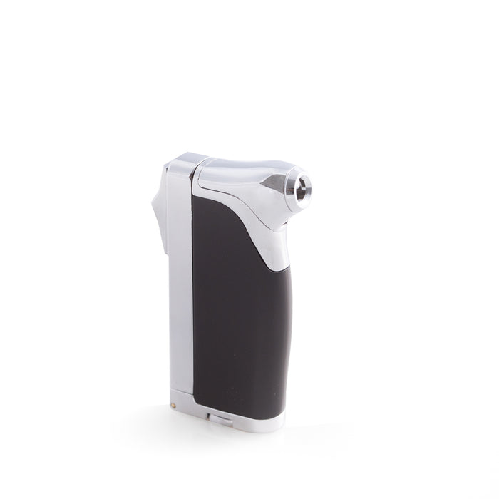 Occasion Gallery Black Color Dual (Pipe & Cigar) Lighter with Punch Cutter in Black and Chrome Accents. 1 L x 0.5 W x 2.75 H in.