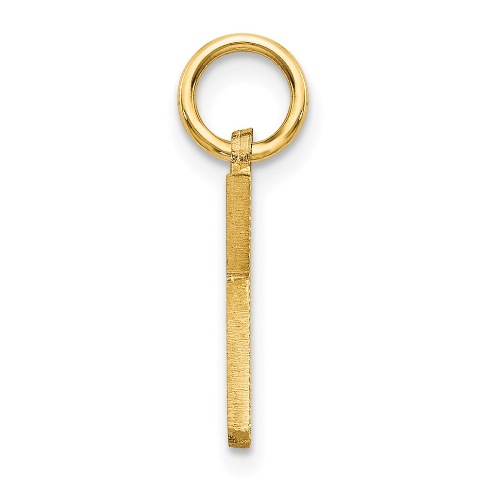 Million Charms 14K Yellow Gold Themed Alphabet Letter Initial K Charm