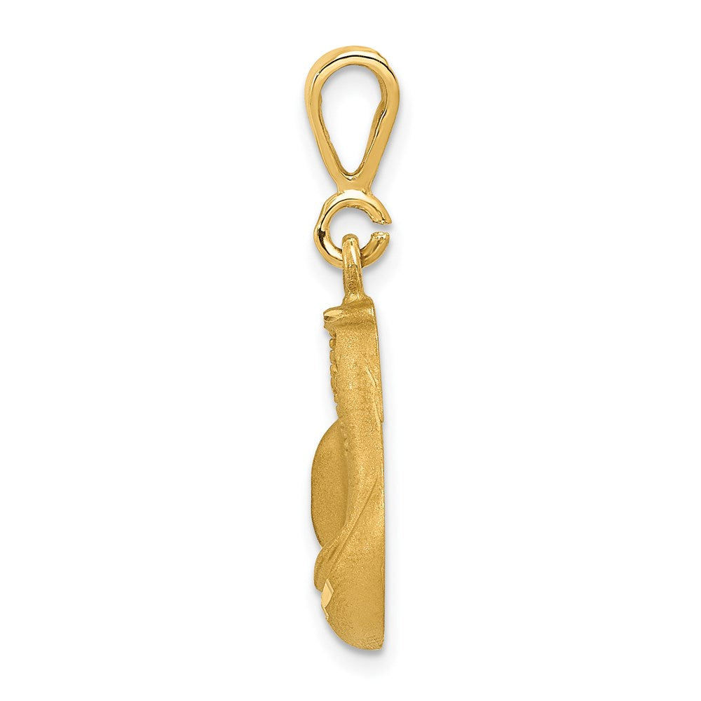 Million Charms 14K Yellow Gold Themed Sports Boxing Glove Charm