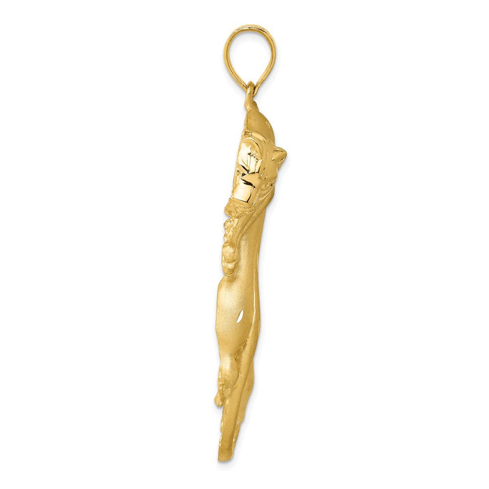 Million Charms 14K Yellow Gold Themed Panther Pendant