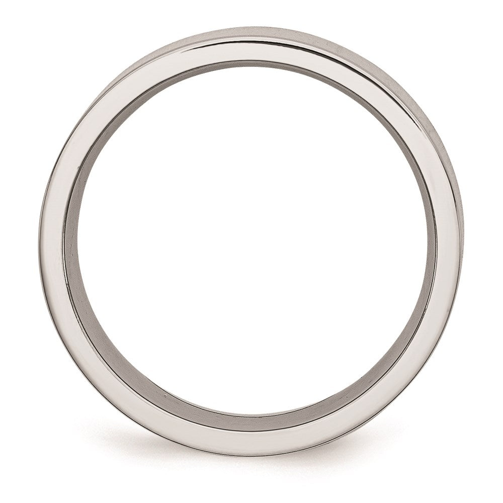 Unisex Fashion Jewelry, Chisel Brand Cobalt Flat Polished 7mm Ring Band