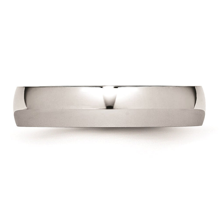 Unisex Fashion Jewelry, Chisel Brand Cobalt Polished 5mm Ring Band