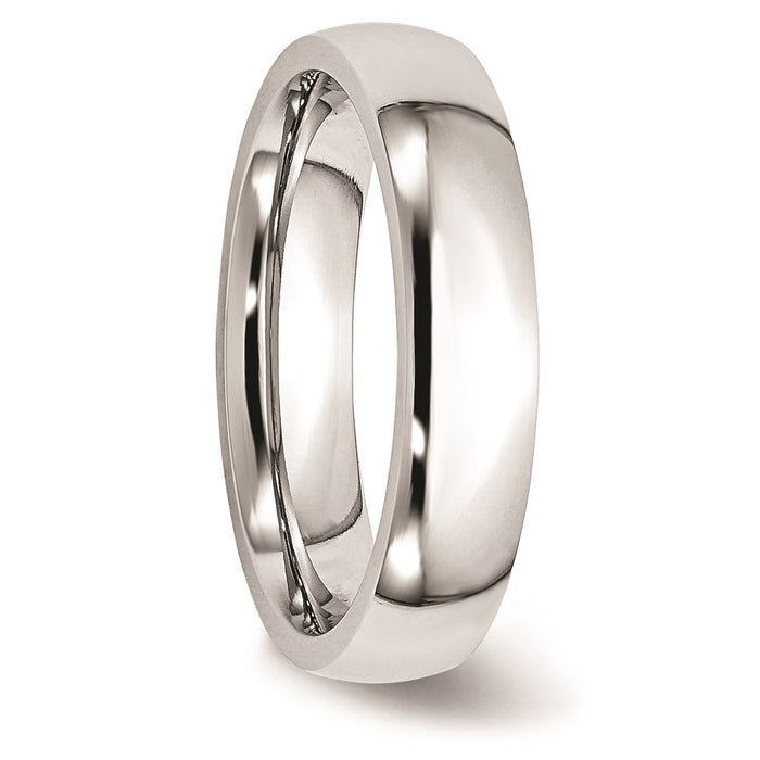 Unisex Fashion Jewelry, Chisel Brand Cobalt Polished 5mm Ring Band