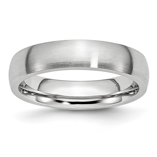 Unisex Fashion Jewelry, Chisel Brand Cobalt Satin 5mm Ring Band