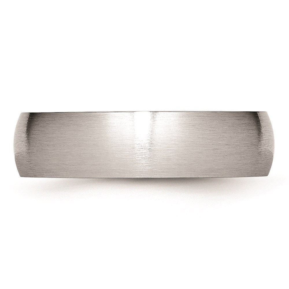 Unisex Fashion Jewelry, Chisel Brand Cobalt Satin 6mm Ring Band