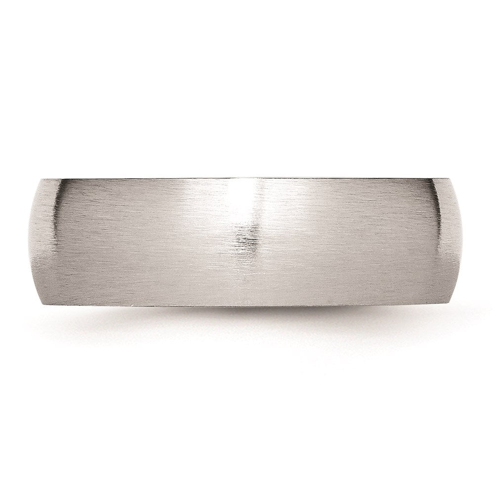 Unisex Fashion Jewelry, Chisel Brand Cobalt Satin 7mm Ring Band