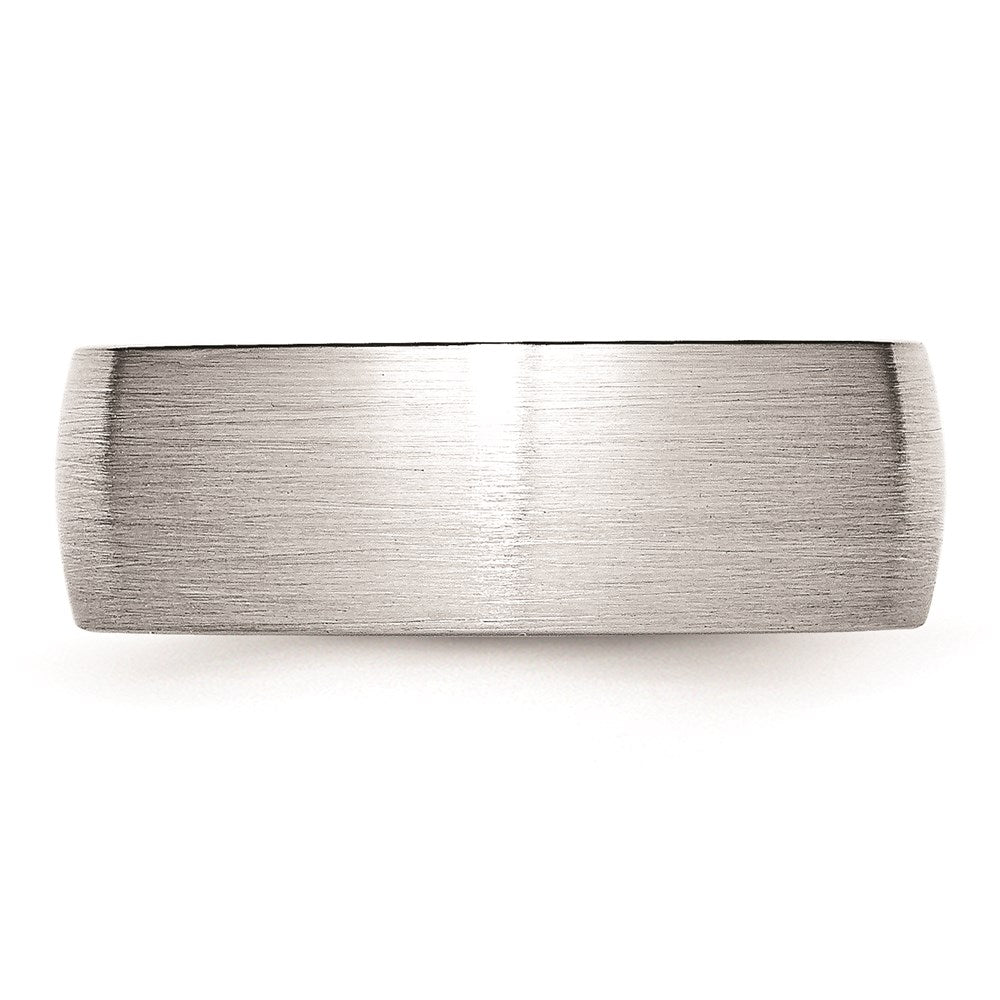 Unisex Fashion Jewelry, Chisel Brand Cobalt Satin 8mm Ring Band