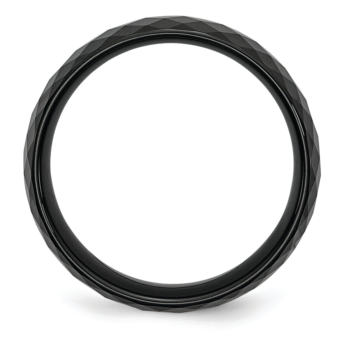 Chisel Brand Jewelry, Stainless Steel Brushed with Black CZ Men's Bracelet